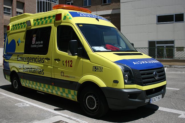 Cuatro de los heridos fueron trasladados al HUBU en ambulancia. ECB