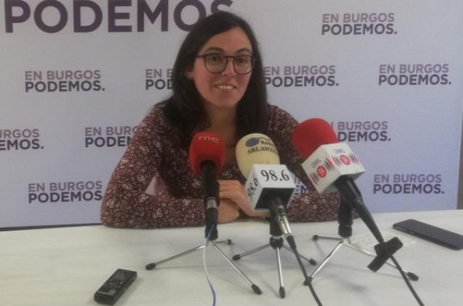 Laura Domínguez, procuradora regional de Podemos por Burgos. / D.S.M.