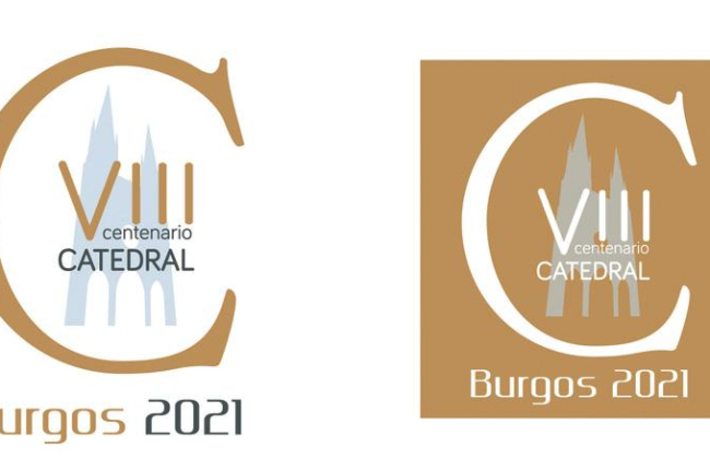 Dos variaciones del logotipo del VIII Centenario.-ECB