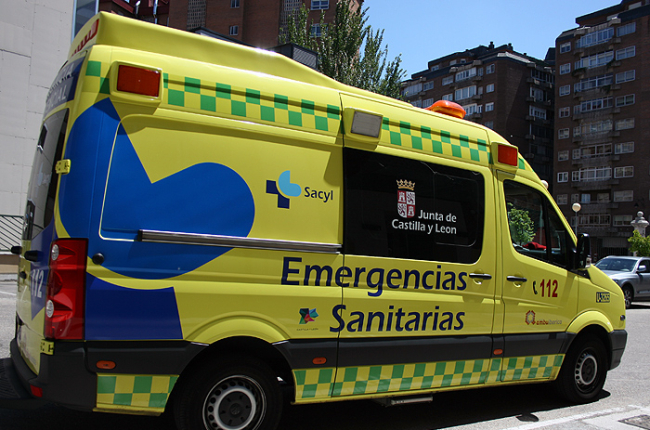 El 112 envió una ambulancia con soporte vital al lugar del accidente.ECB