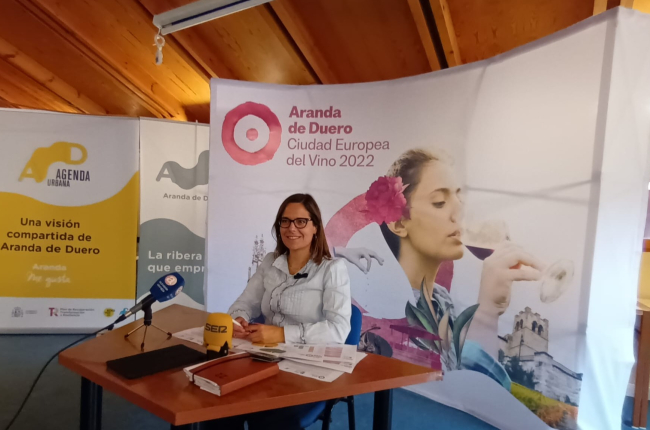 La concejala de Promoción y Desarrollo de Aranda, Olga Maderuelo