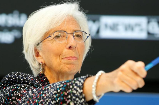 Christine lagarde, directora del Fondo Monetario Internacional.-/ YURI GRIPAS