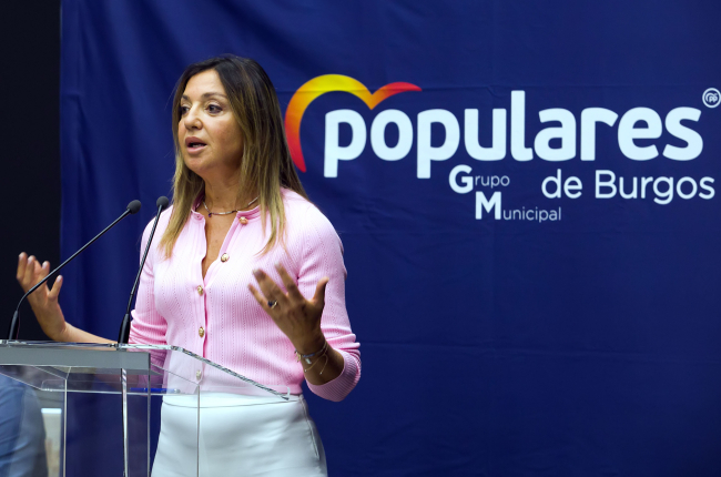 Carolina Blasco, portavoz del PP en el Ayuntamiento de Burgos. ECB