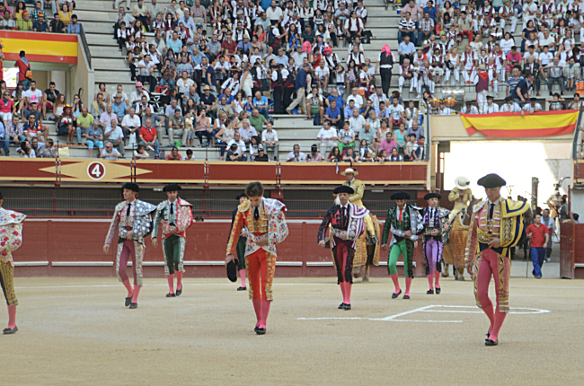 Imagen de archivo de un festejo taurino en Aranda ECB