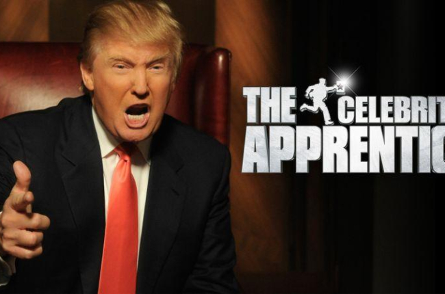Trump en una imagen promocional de 'The Celebrity Apprentice'.-