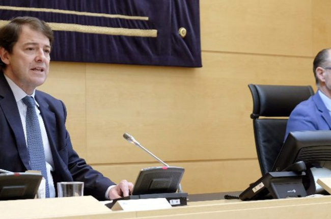 Alfonso Fernández Mañueco y Luis Fuentes. ECB