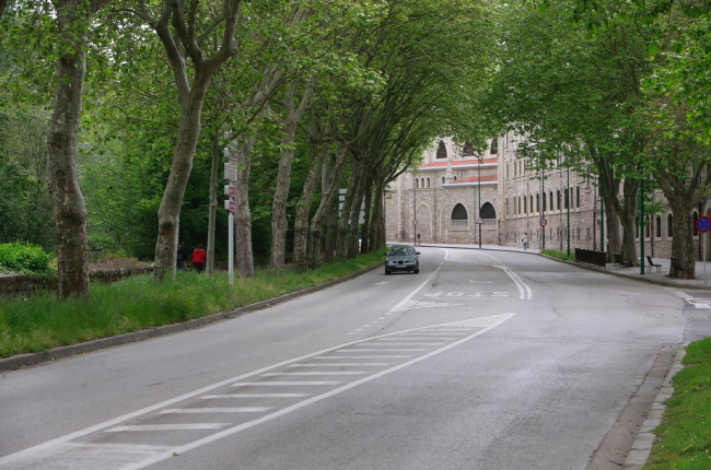 La avenida de Palencia es una de las calles que se restringen al tráfico. RAÚL OCHOA