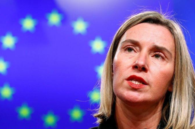 La jefa de la diplomacia europea, Federica Mogherini.-REUTERS / FRANÇOIS LENOIR