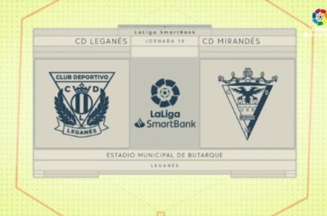 VIDEO: Resumen Goles - Leganes - Mirandés - Jornada 10 - La Liga SmartBank