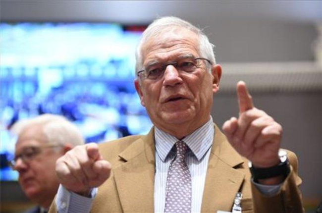 Josep Borrell, en una imagen de archivo, en Bruselas.-JOHN THYS (AFP)