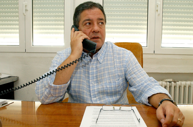 Raúl Sierra, durante su etapa como secretario general de CCOO en Burgos. ECB