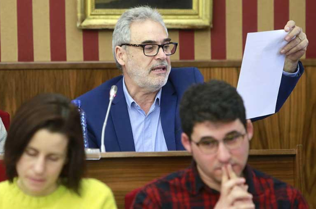 Marco Antonio Manjón, durante un Pleno del Ayuntamiento.-RAÚL G. OCHOA