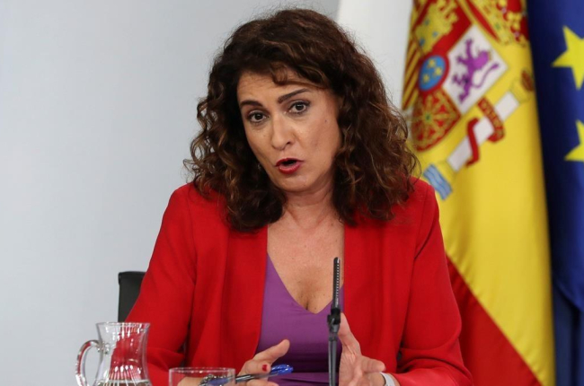 La ministra de Hacienda, María Jesús Montero, en julio pasado. /-EFE / J. J. GUILLÉN