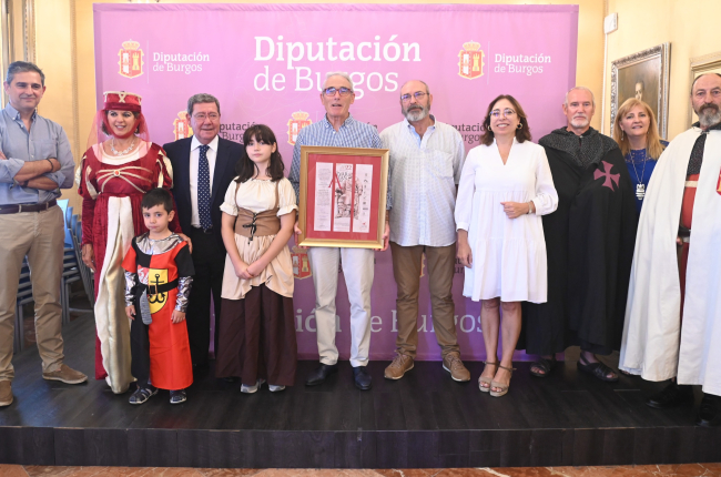 La Asociación 'El Cid pasó por Huerta' de Huerta de Rey ha recogido el Premio Álvar Fáñez del Camino del Cid. ECB