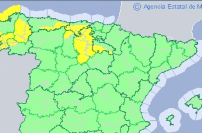 Alerta por fuertes rachas de viento en el norte de Burgos. AEMET