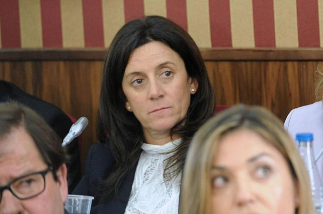 La concejal no adscrita Silvia Álvarez de Eulate-ISRAEL L. MURILLO