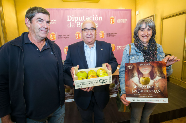 Gandía, Jesús Sendino, responsable de Burgos Alimenta, y Consuelo García. TOMÁS ALONSO