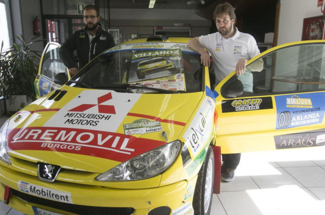 David Urban y Diego Núñez formarán uno de los equipos burgaleses que participará en el rally-Raúl G. Ochoa