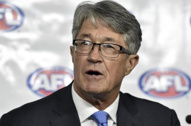 Mike Fitzpatrick, presidente de la Liga de Fútbol Australiana.-EFE / JULIAN SMITH