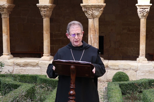 El abad de Silos pronuncia el pregón de San Lesmes. ECB