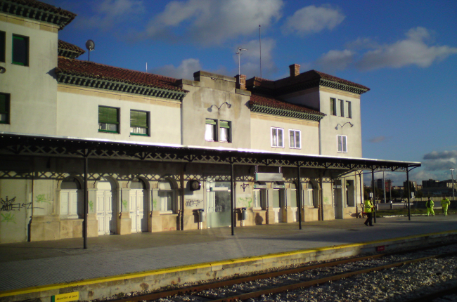 Imagen de la estación de tren de Aranda de Duero