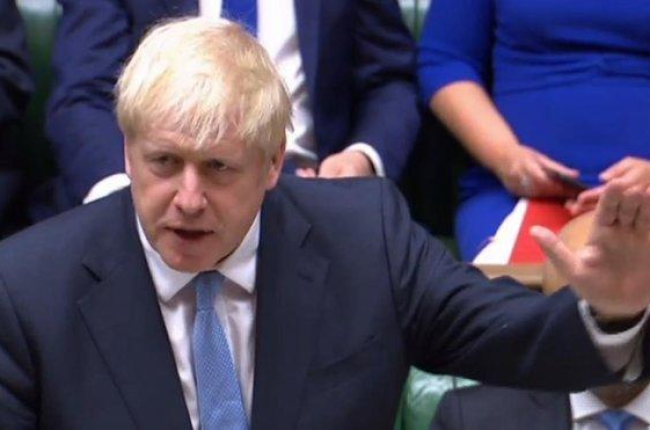 Primera intervención de Boris Johnson en el Parlamento como primer ministro.-AFP