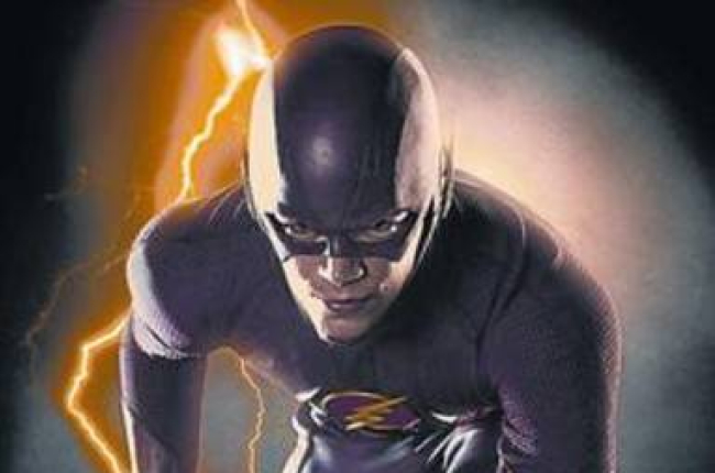 El actor Grant Gustin, protagonista de 'The Flash'.-