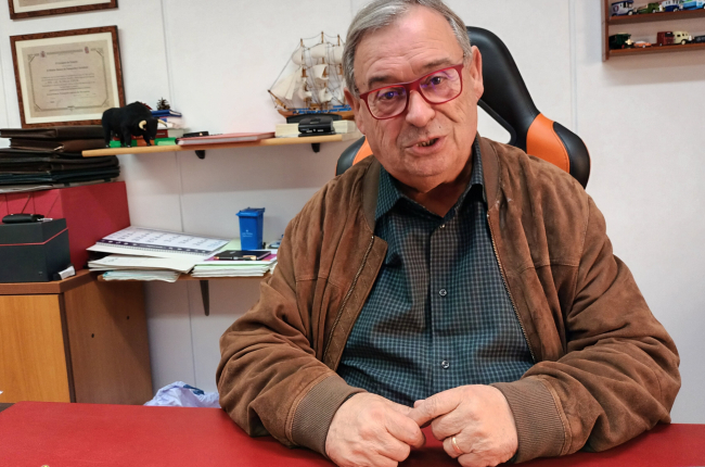 José Luis Olivella es el presidente de la Asociación burgalesa de transportistas (Asebutra). ECB