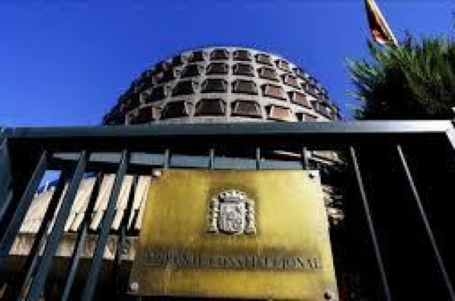 Fachada de la sede del Tribunal Constitucional, en Madrid-AGUSTÍN CATALÁN