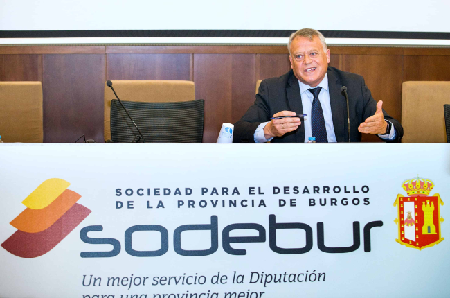 Lorenzo Rodríguez, presidente de Sodebur. TOMÁS ALONSO