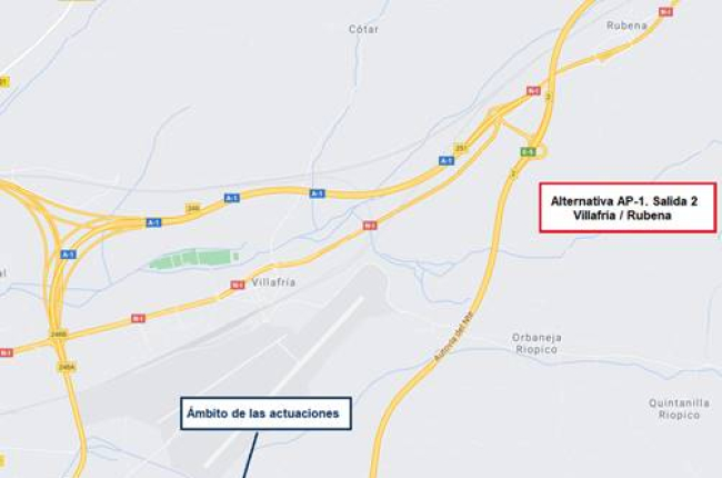 Afecciones al tráfico por trabajos de rehabilitación del firme entre los km 242 y 243 de la A-1 en Burgos. ECB