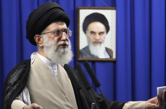 El ayatolá Alí Jamenei, guía supremo y hombre fuerte del régimen de Irán.-AP / MEISAM HOSSEINI