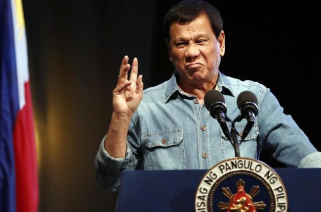 Duterte ofrece un discurso-EFE / FRANCIS R MALASIG