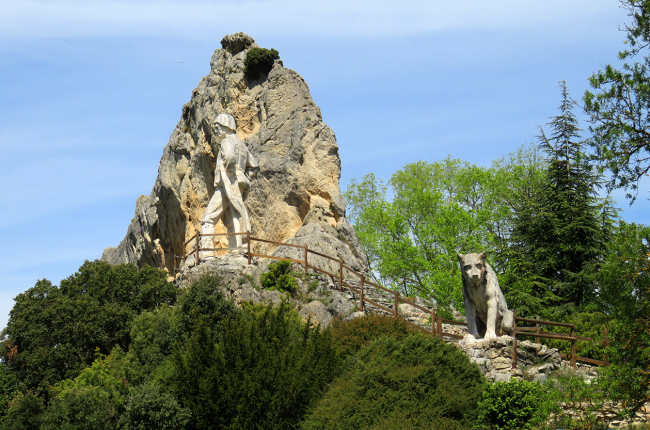 El paraje de La Picota alberga el Monumento al Pastor. DARÍO GONZALO