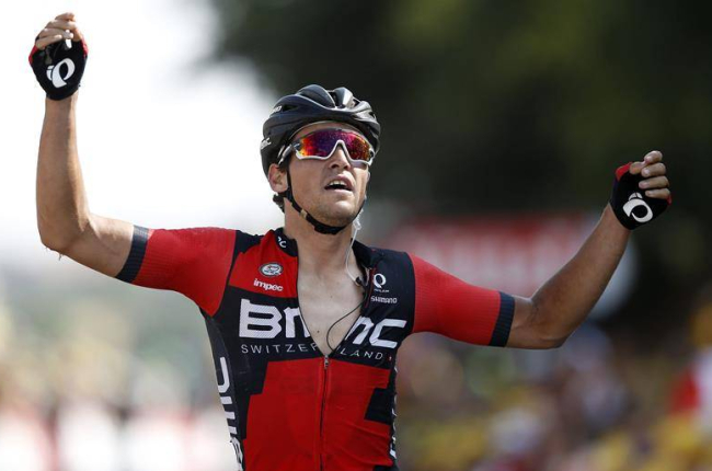 El ciclista belga, Greg Van Avermaet, se impone en la decimotercera etapa de la 102ª edición del Tour de Francia.-Foto: EFE