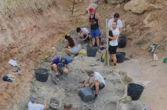 Imagen de las excavaciones en Torrelara.