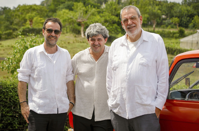 Agustín Martínez, Antonio Mercero y Jorge Díaz Presentan 'El Infierno' en Burgos.