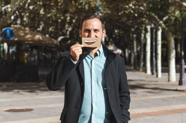 Roberto Alcalde con una de las sonrisas que se pueden encontrar por la capital.