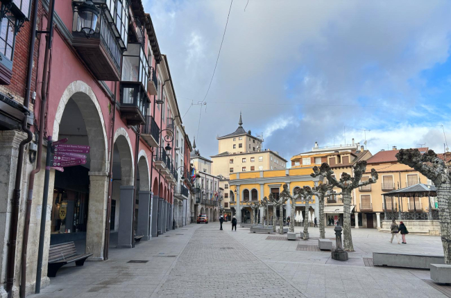 Imagen de la Plaza Mayor de Aranda de Duero.