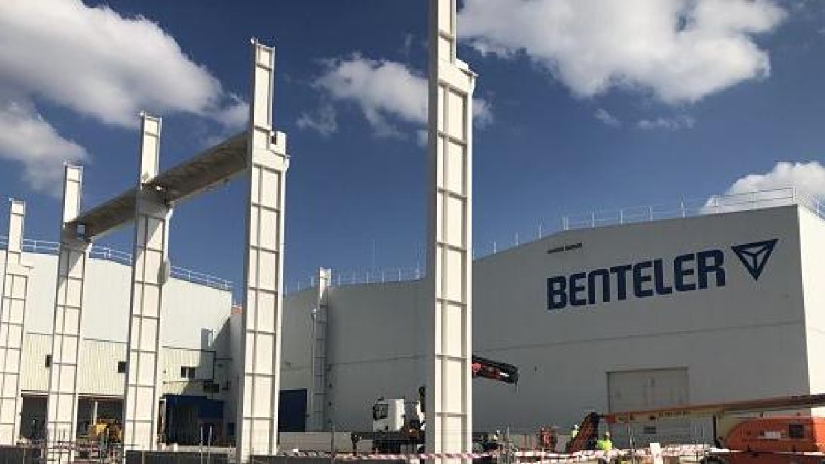 Instalaciones de Benteler en Burgos, una de las fábricas que participan en el programa. ECB