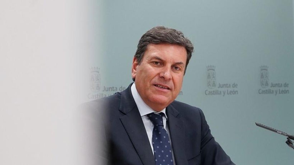 Carlos Fernández Carriedo, consejero de Economía y Hacienda y portavoz de la Junta.