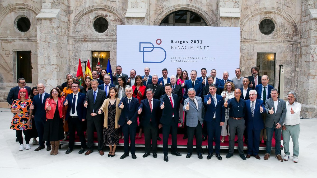 Acto de adhesión a la candidatura de Burgos a Capital Europea de la Cultura 2031.