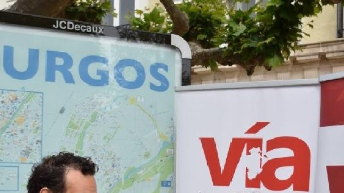 Sergio Ibáñez y Eva Trascasa encabezan la lista de Vía Burgalesa.