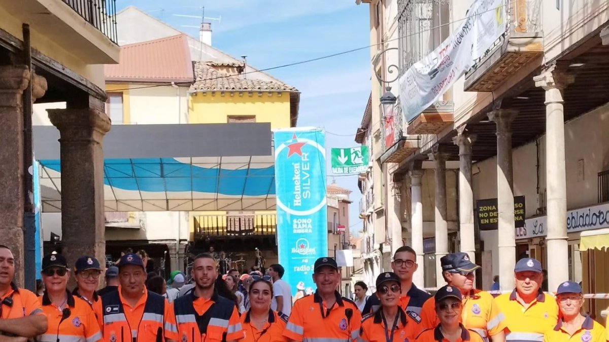 Protección Civil Aranda cuenta a día de hoy con 25 voluntarios y seis voluntarios en prácticas s
