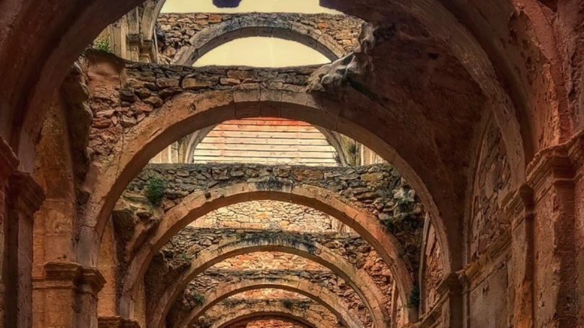 Imagen del monasterio burgalés seleccionada para el concurso.