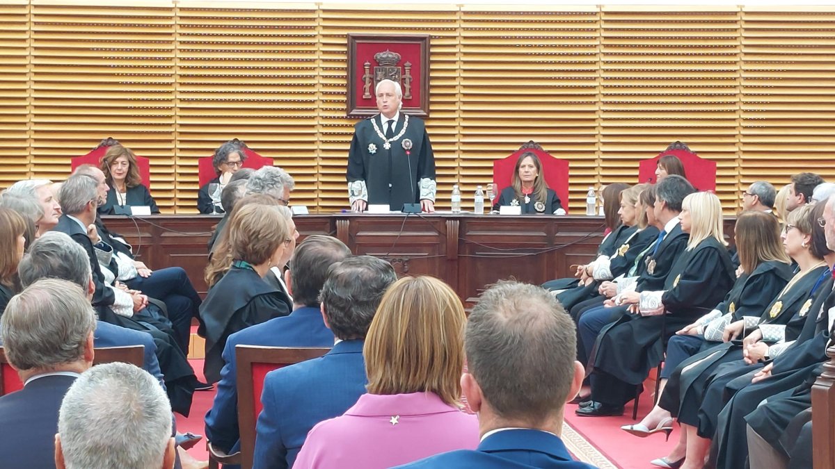José Luis Concepción abre el curso judicial 2023-2024 en Burgos.