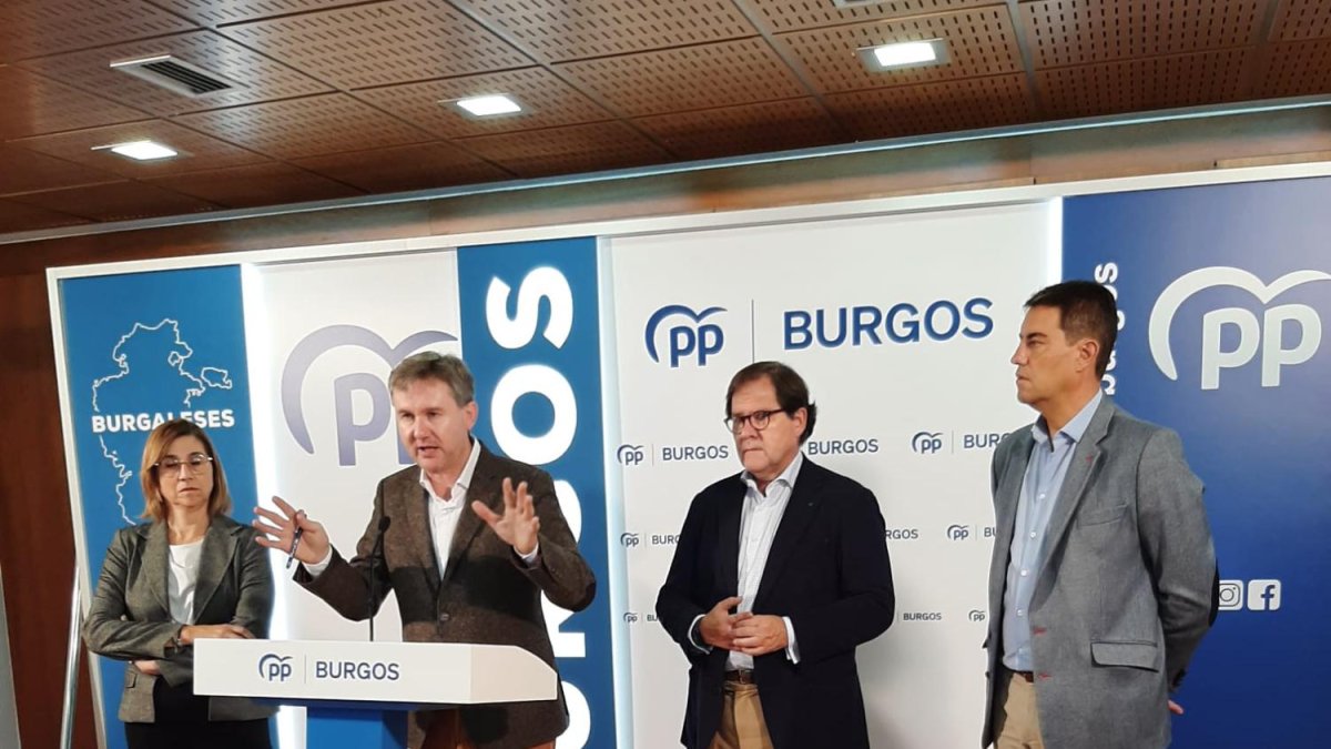 Comparecencia de los parlamentarios del PP por Burgos.