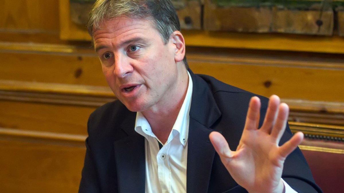 Borja Suárez, presidente de la Diputación de Burgos.