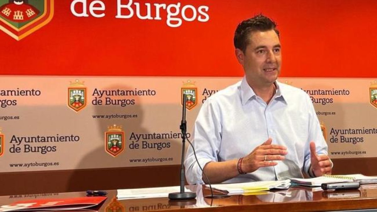 Daniel de la Rosa, en rueda de prensa.