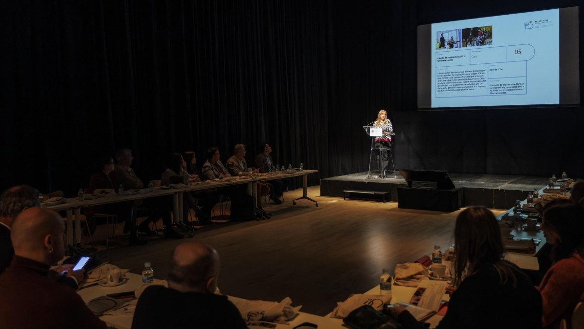Un momento de la asamblea de Eunic en el Fórum Evolución de Burgos.